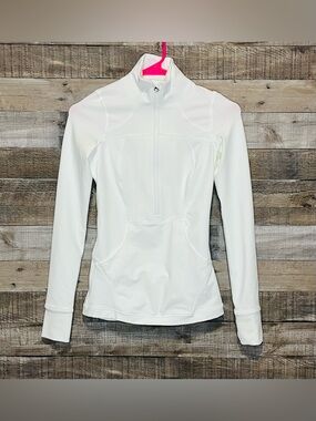 Lululemon Define Half Zip Pullover Jacket  in White Size 2